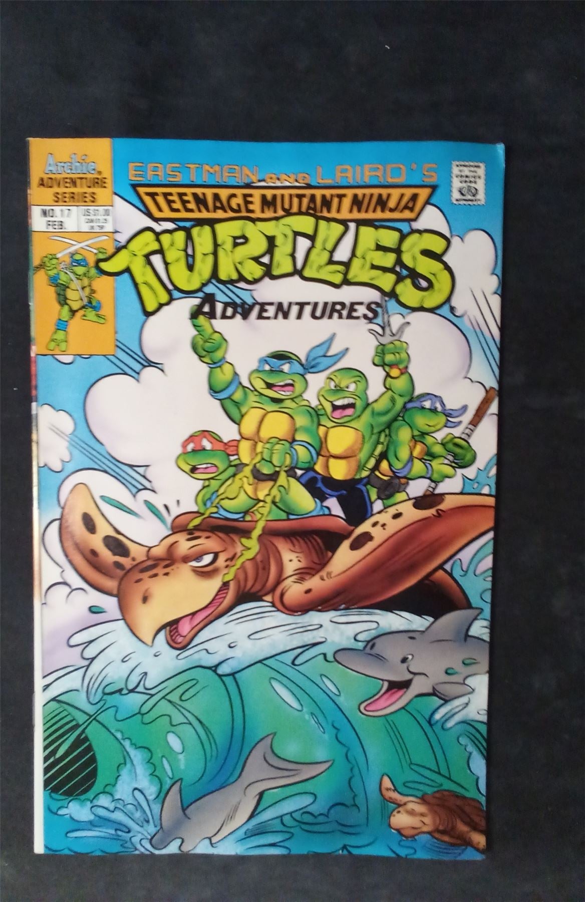 Teenage Mutant Ninja Turtles Adventures #17 1991 Archie Comics Comic Book