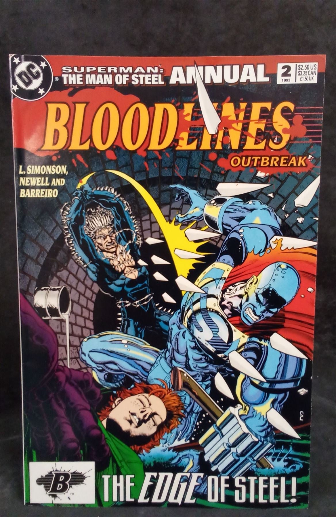 Superman: The Man of Steel Annual #2 1993 DC Comics Comic Book
