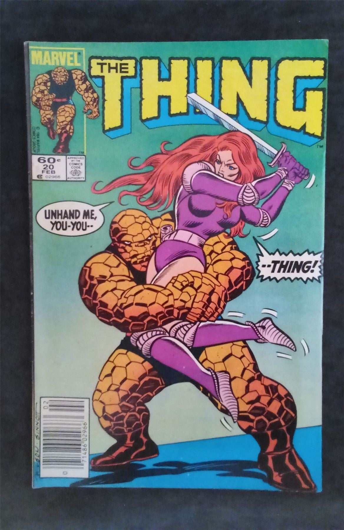 The Thing #20 1985 marvel Comic Book