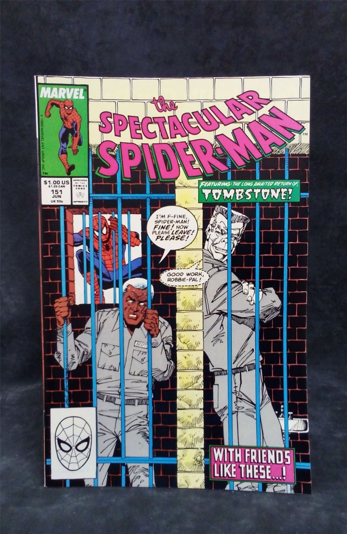 The Spectacular Spider-Man #151 1989 Marvel Comics Comic Book