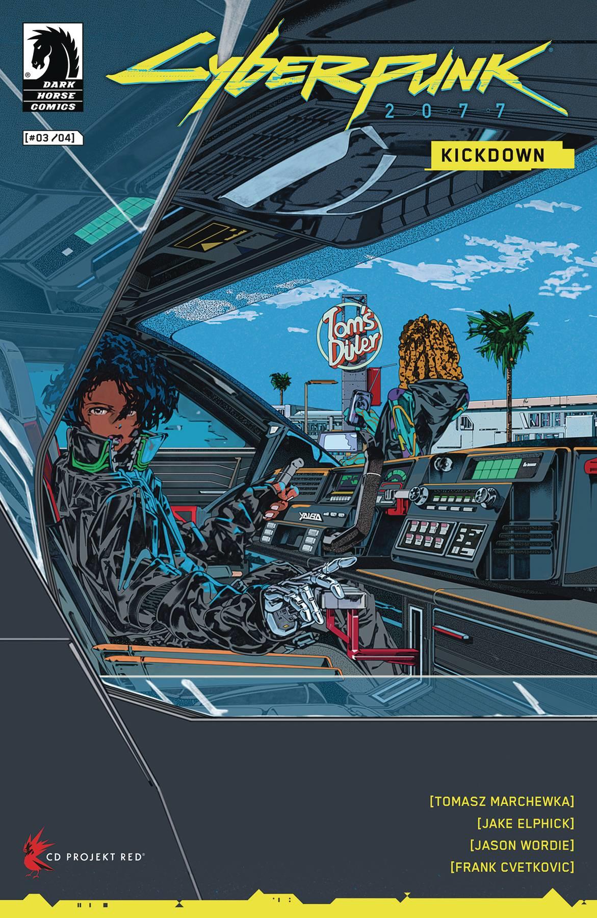 Cyberpunk 2077 Kickdown #3 Cvr B Rudcef Dark Horse Prh Comic Book