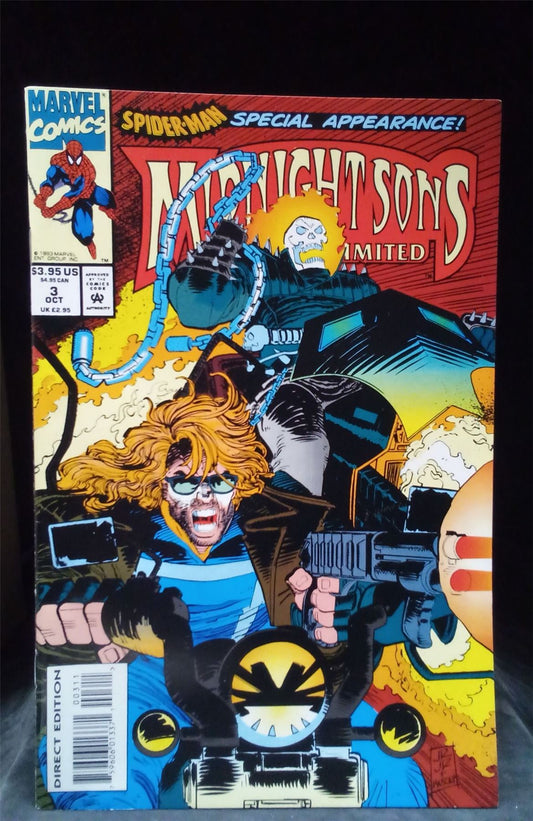 Midnight Sons Unlimited #3 1993 Marvel Comics Comic Book
