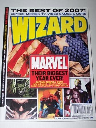 Wizard Magazine #195 The Best of 2007 Marvel Their Biggest Year Ever