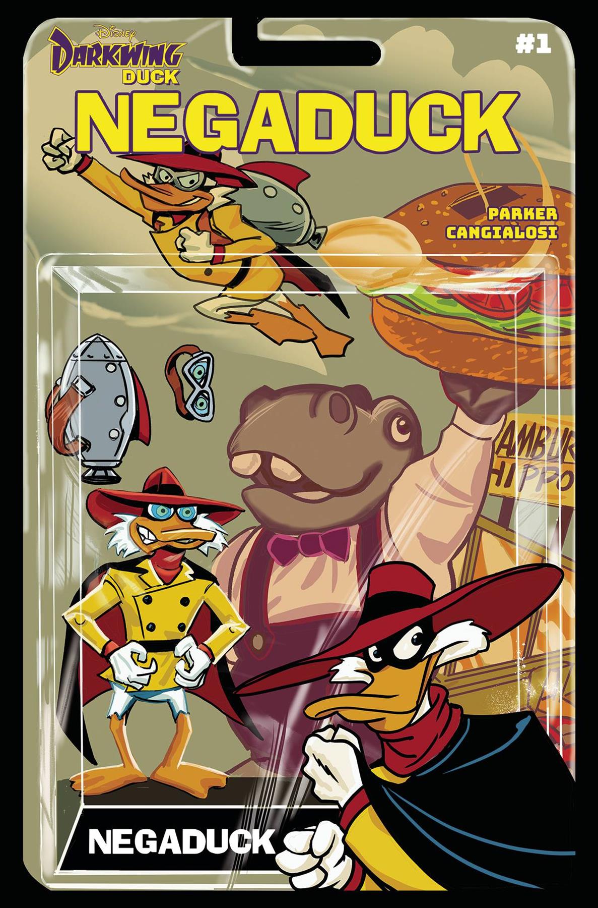 Negaduck #1 Cvr E Parker Action Figure Dynamite Comic Book