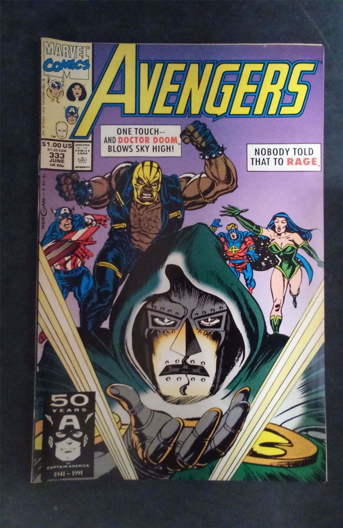 The Avengers #333 1991 marvel Comic Book