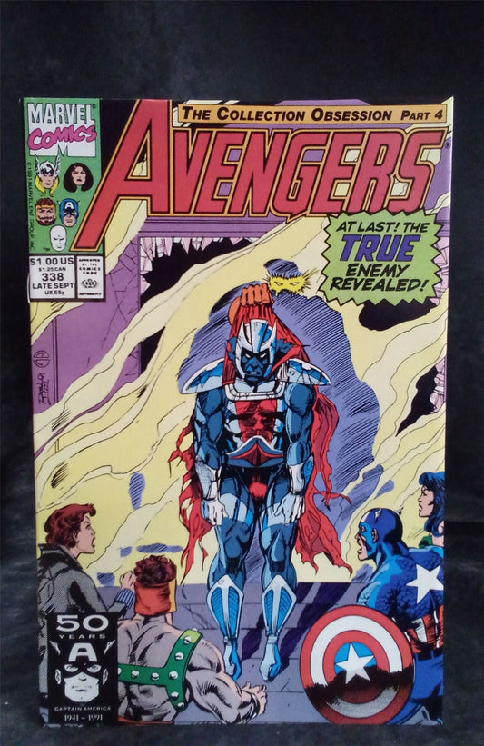 The Avengers #338 1991 Marvel Comics Comic Book