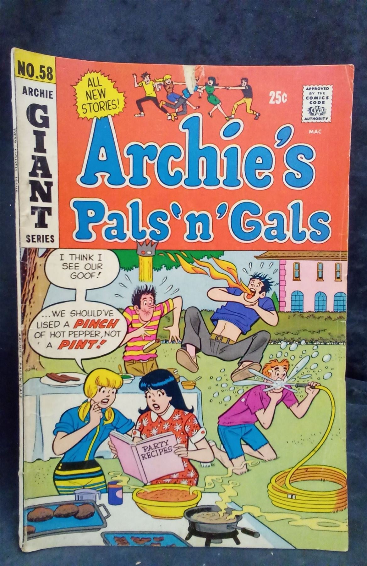 Archie's Pals 'N' Gals #58 1970 Archie Comics Comic Book