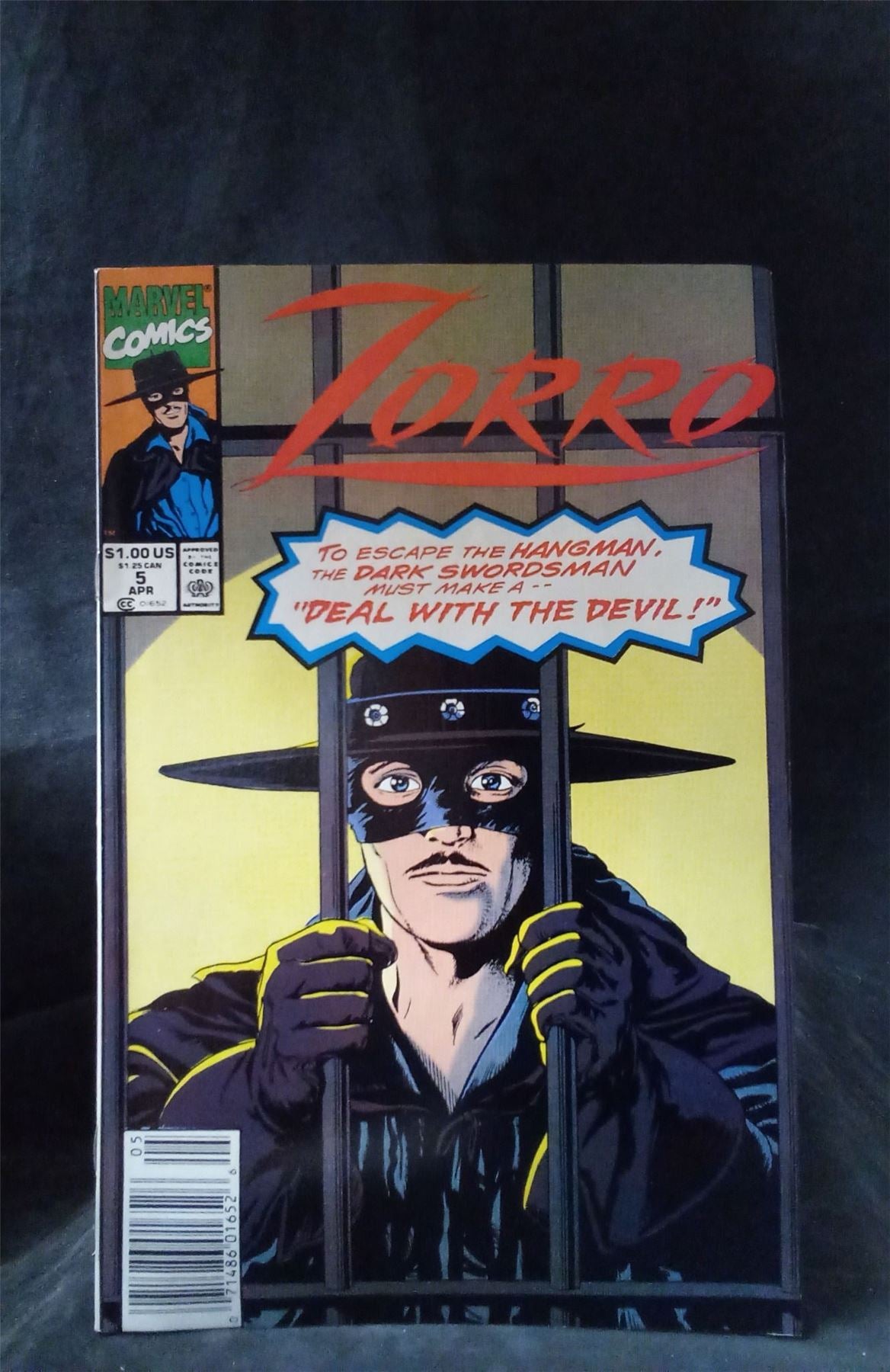 Zorro #5 1991 Marvel Comics Comic Book