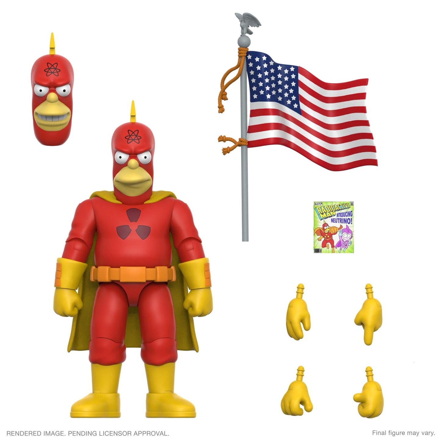 Ultimates The Simpsons Wave 4 Radioactive Man Action Figure