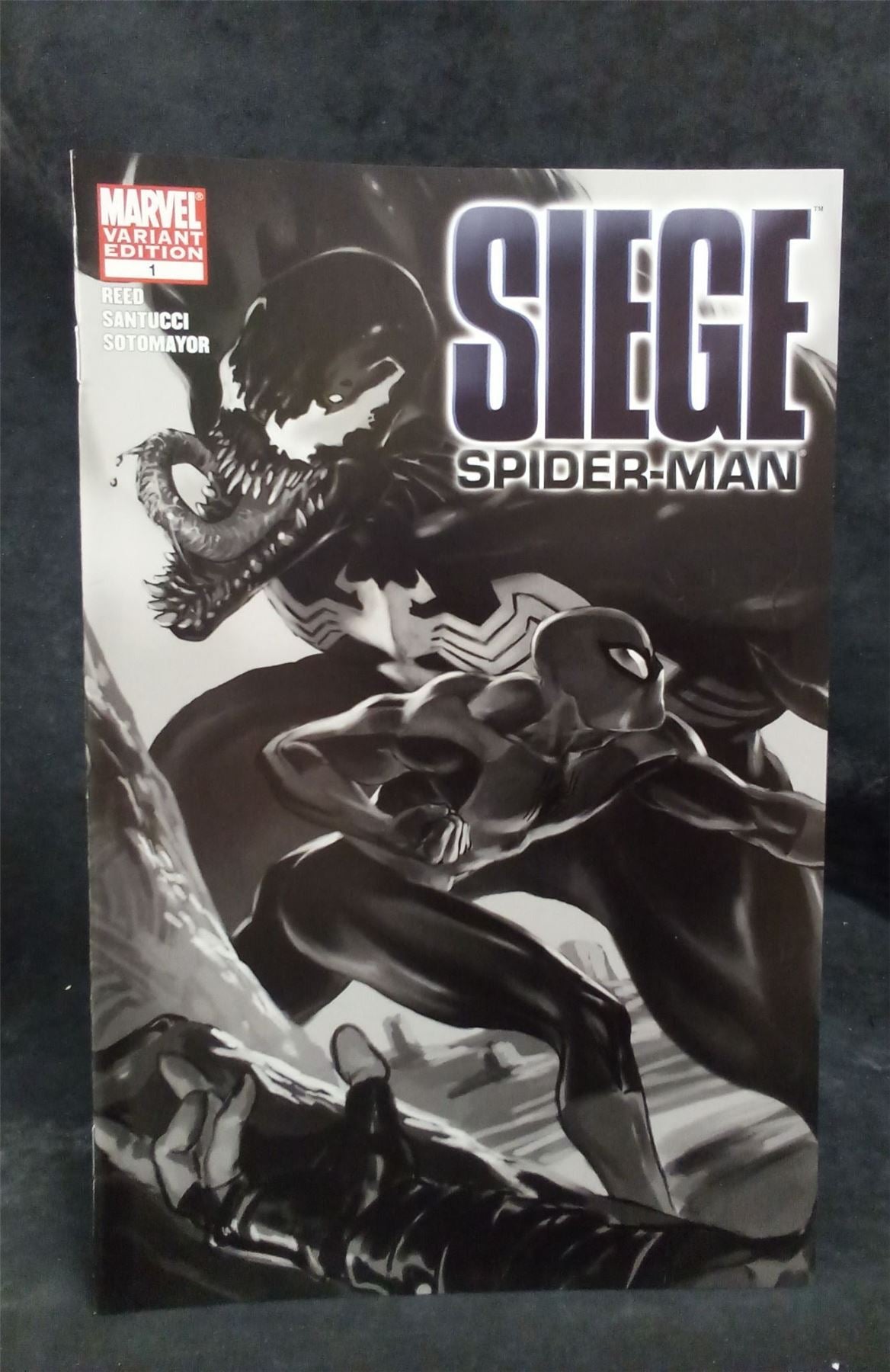 Siege: Spider-Man Black and White Cover 2010 Marvel Comics Comic Book