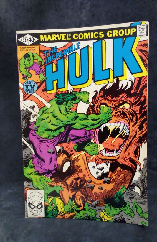 The Incredible Hulk #247 1980 Marvel Comics Comic Book