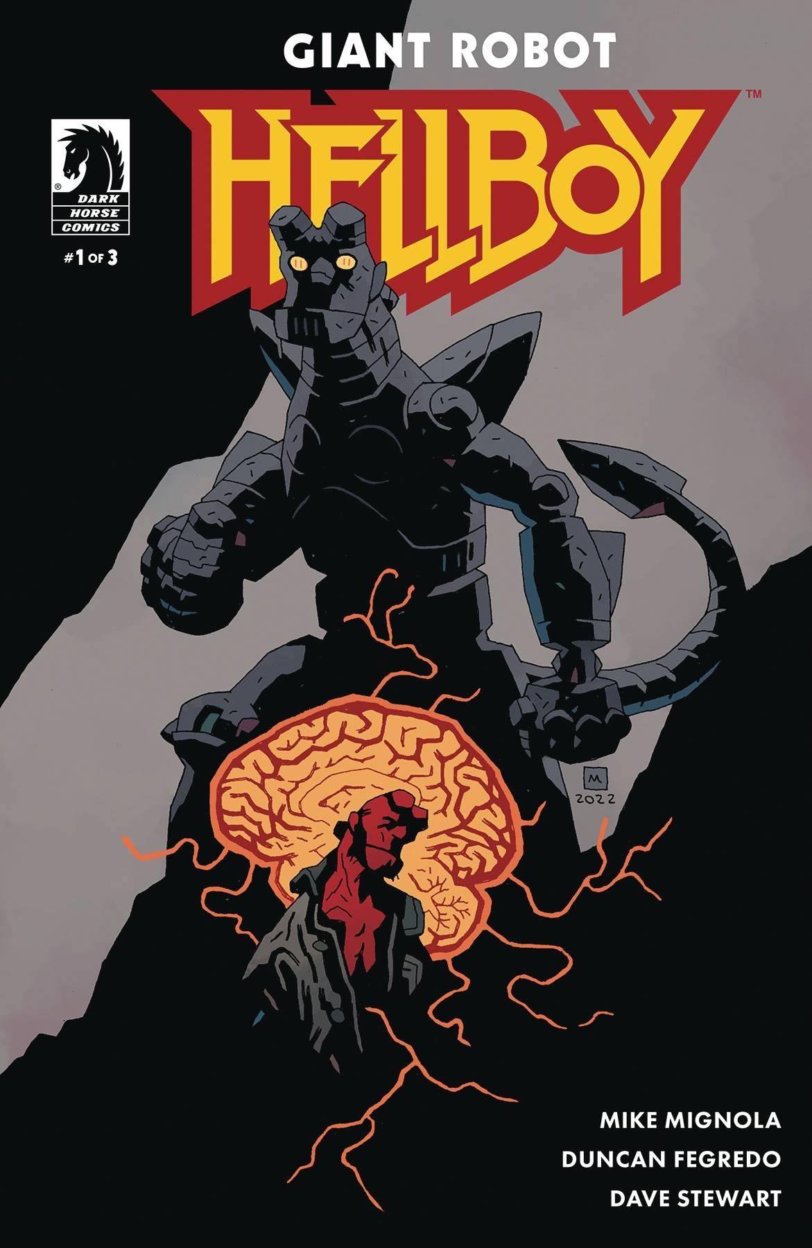 Giant Robot Hellboy #1 Cvr B Mignola Dark Horse Prh Comic Book