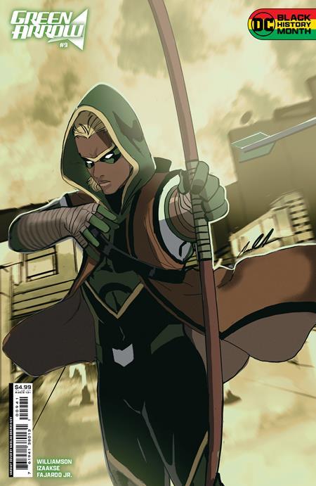 Green Arrow #9 (of 12) Cvr C Nikolas Draper-ivey Black History Month Card Stock Var DC Comics Comic Book