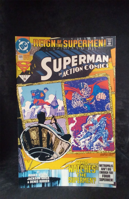 Action Comics #689 Direct Edition 1993 DC Comics Comic Book