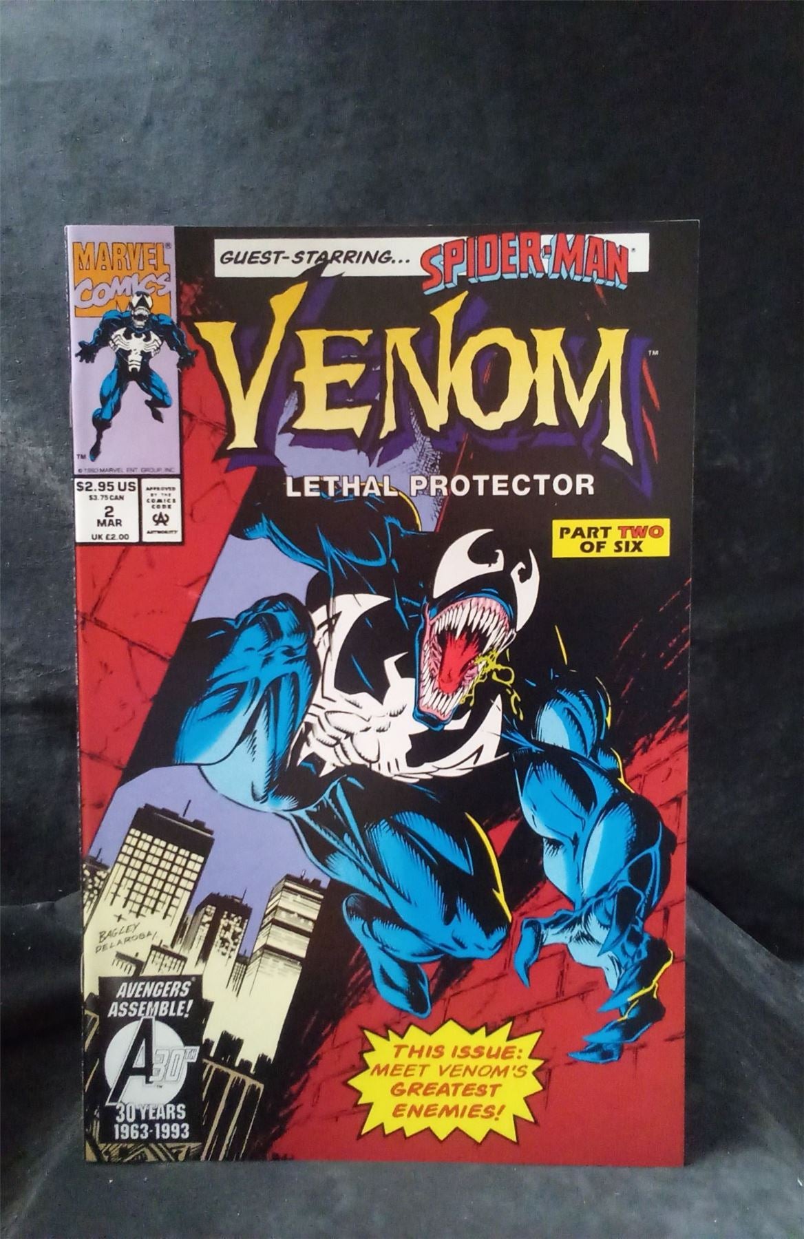 Venom: Lethal Protector #2 1993 Marvel Comics Comic Book