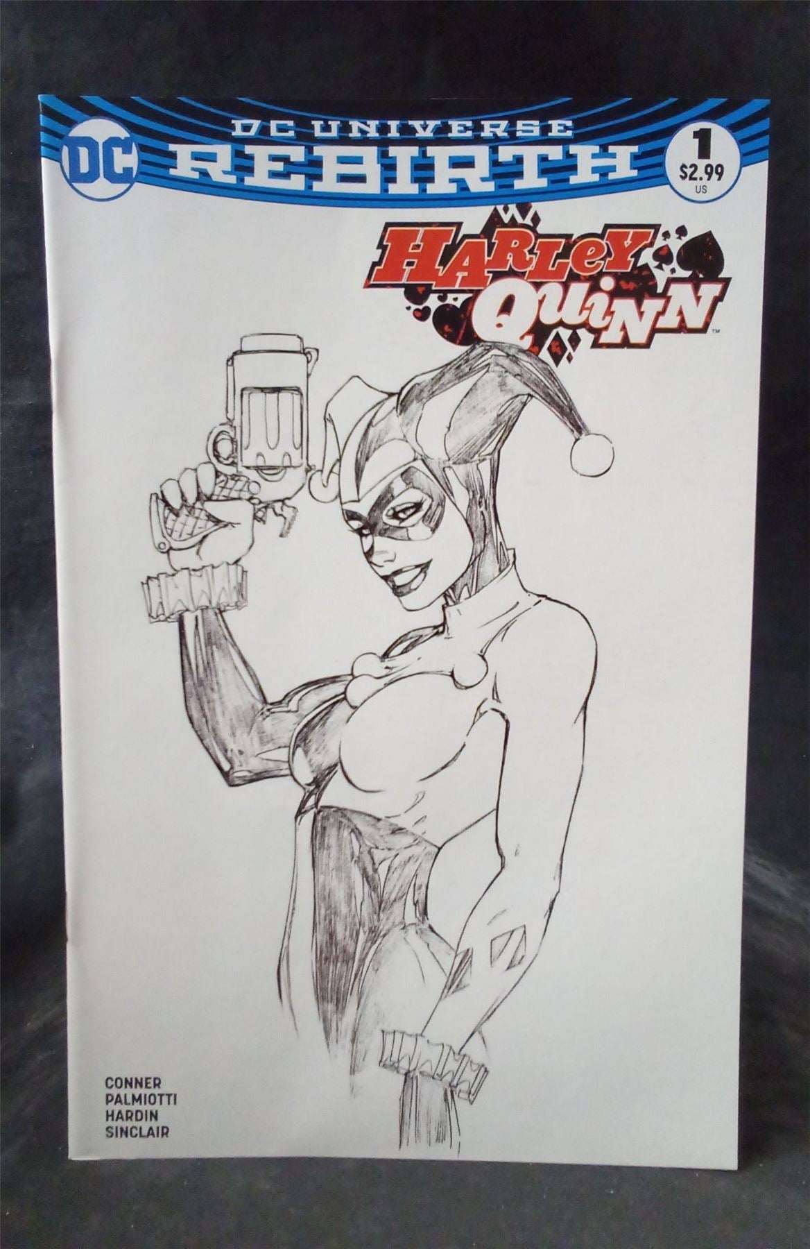 Harley Quinn #1 Aspen Store Sketch Cover 2016 DC Comics Comic Book