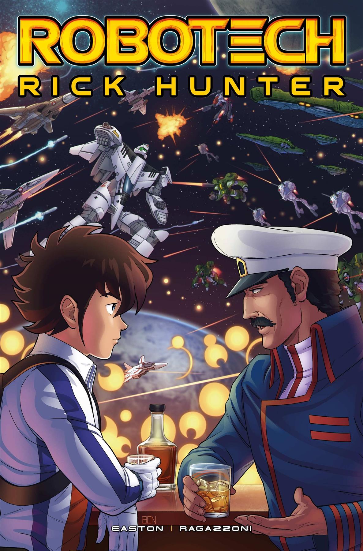 Robotech Rick Hunter #2 (of 4) Cvr B Bernado Titan Comics Comic Book