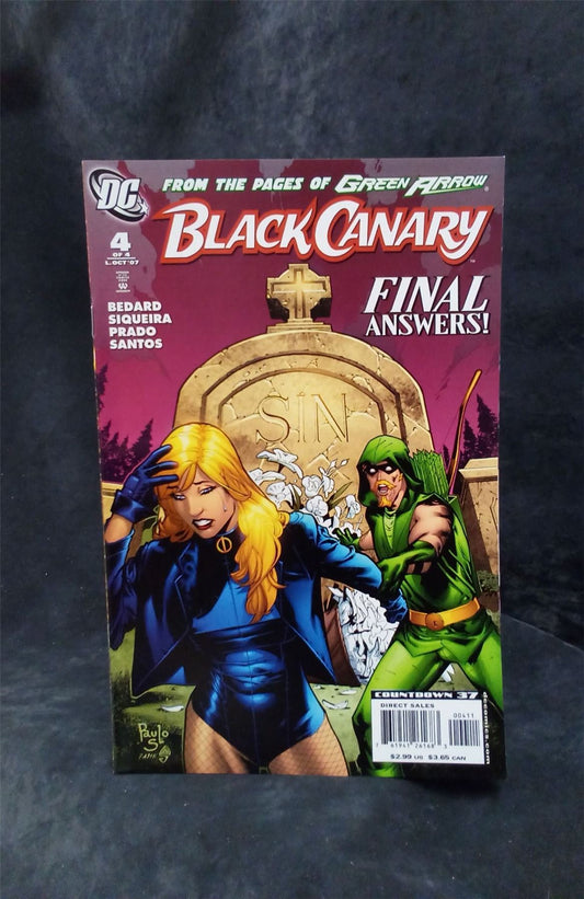 Black Canary #4 2007 DC Comics Comic Book