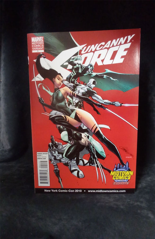 Uncanny X-Force #1 2010 DF Midtown Exclusive Cover Marvel Comics Comic Book