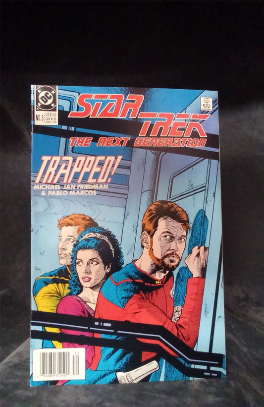 Star Trek: The Next Generation #3 1989 DC Comics Comic Book