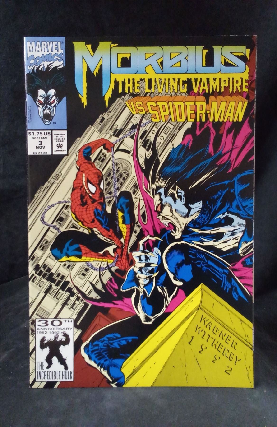 Morbius: The Living Vampire #3 1992 Marvel Comics Comic Book
