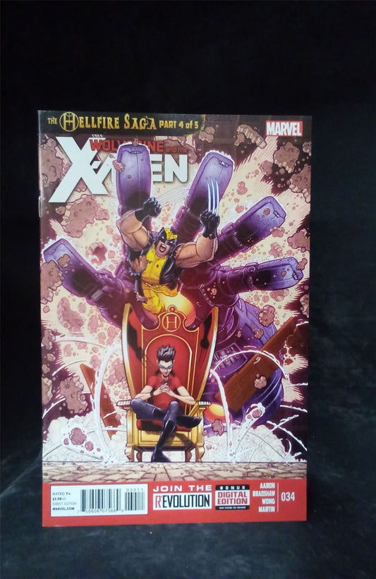 Wolverine & the X-Men #34 2013 Marvel Comics Comic Book