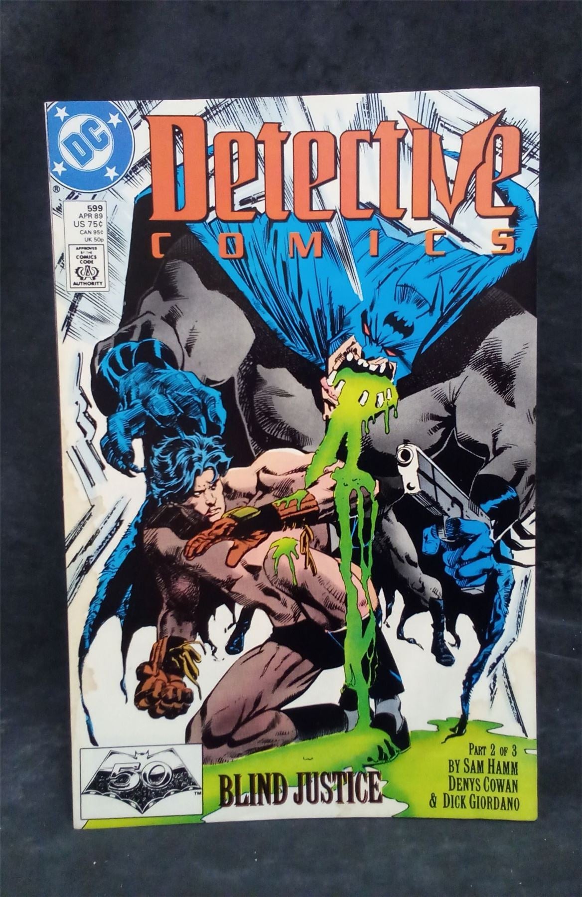 Detective Comics #599 Newsstand Edition 1989 Dc Comics Comic Book DC Comics Comic Book
