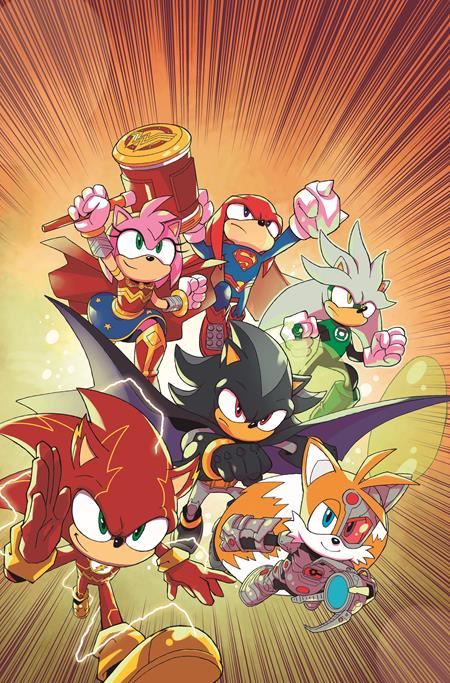 Dc X Sonic The Hedgehog #3 (of 5) Cvr A Pablo M Collar DC Comics Comic Book