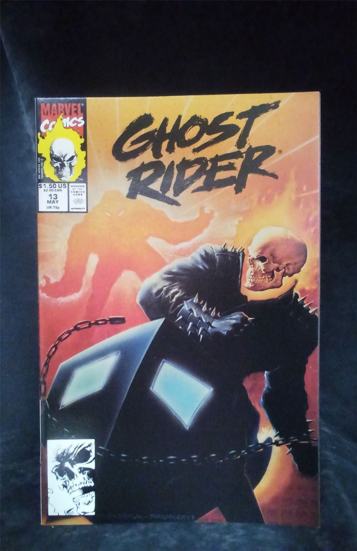 Ghost Rider #13 Direct Edition 1991 Marvel Comic Book