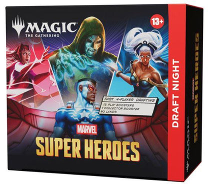 MTG TCG Universes Beyond- Marvel Super Heroes Draft Night Box By Wizards of the Coast