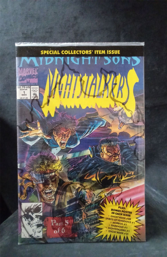 Nightstalkers #1 *sealed* 1992 Marvel Comics Comic Book