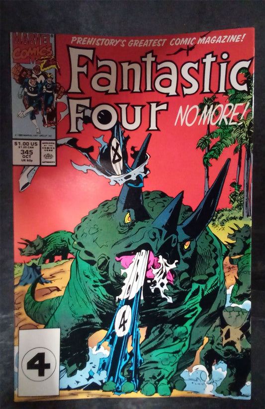 Fantastic Four #345 1990 Marvel Comics Comic Book