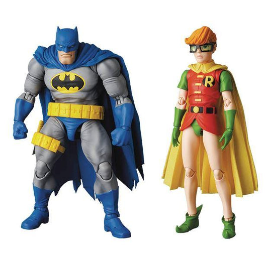 Batman The Dark Knight Returns Batman Blue Version and Robin MAFEX Action Figure Set by Medicom