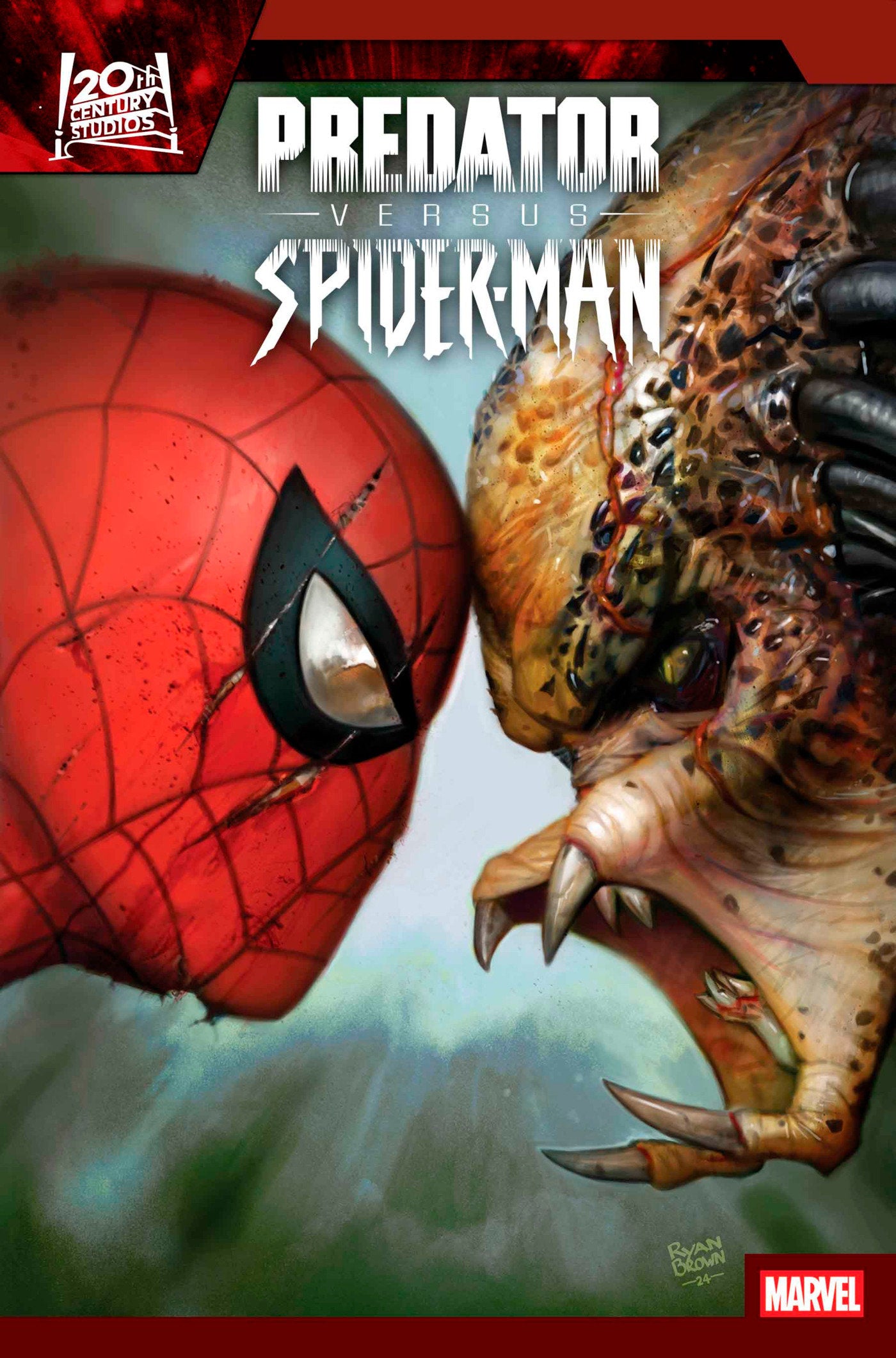 Predator vs Spider-Man #1 (Of 4) Ryan Brown Variant