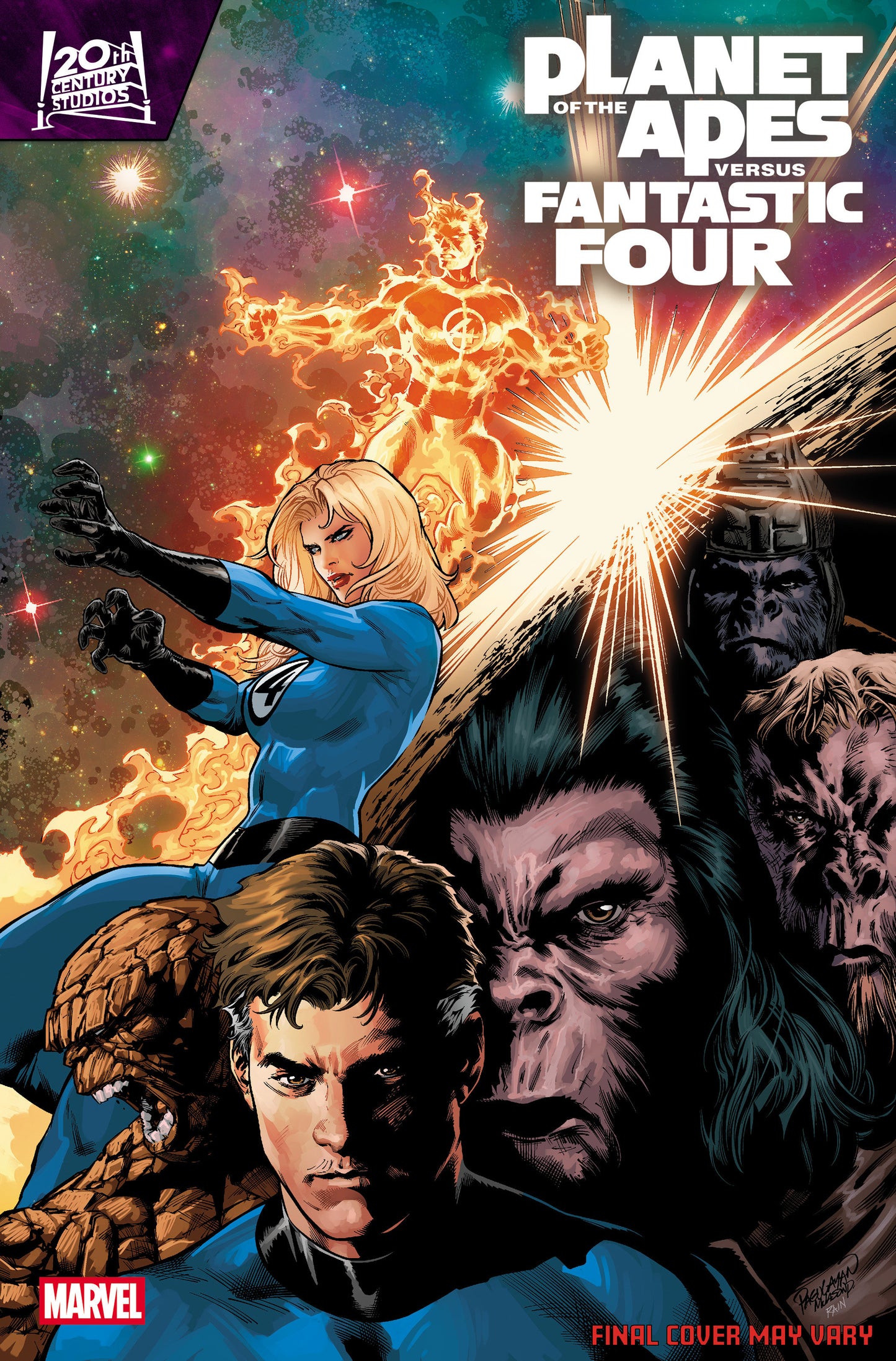 Planet Of The Apes vs. Fantastic Four #2 Carlo Pagulayan Versus Variant
