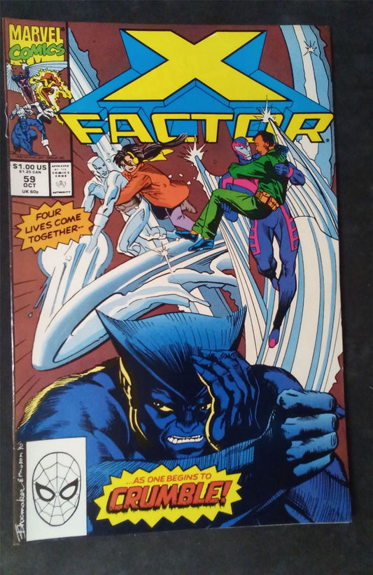 X-Factor #59 1990 marvel Comic Book