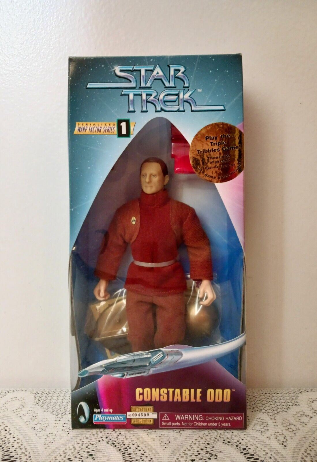 Playmates Toys Star Trek Constable Odo Warp Factor 1 9" Action Figure