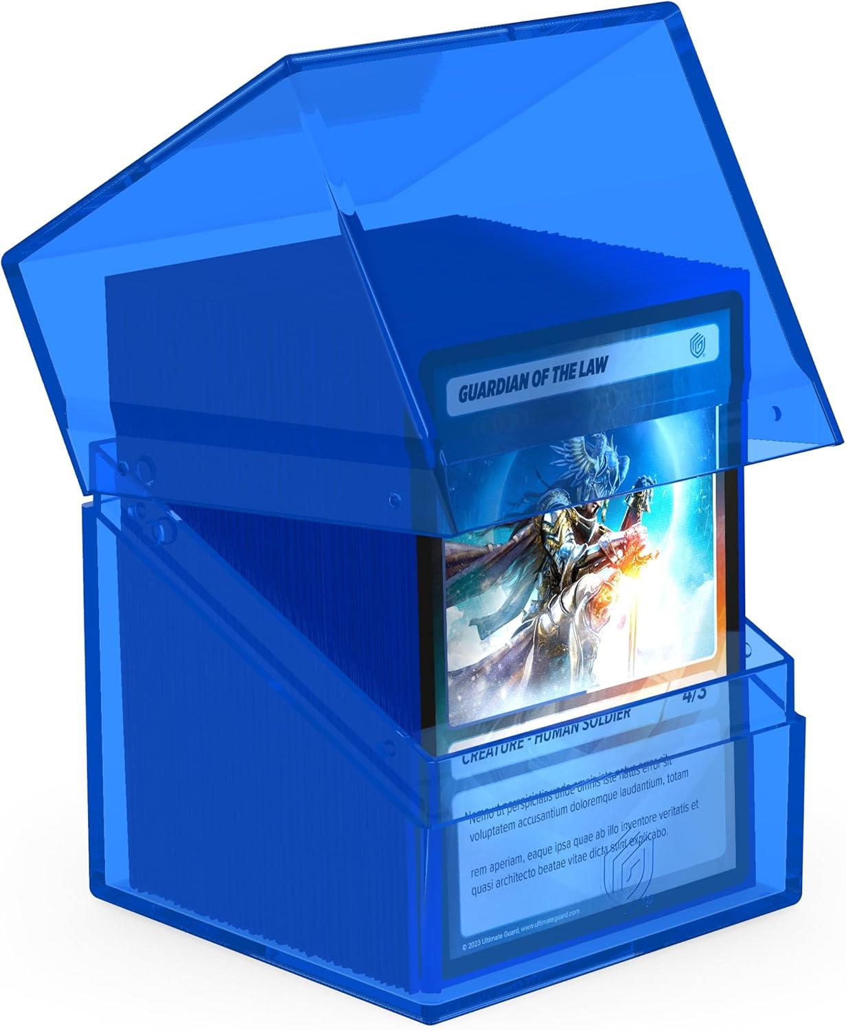 Ultimate Guard Deck Case - Boulder 100+ Clear - Sapphire