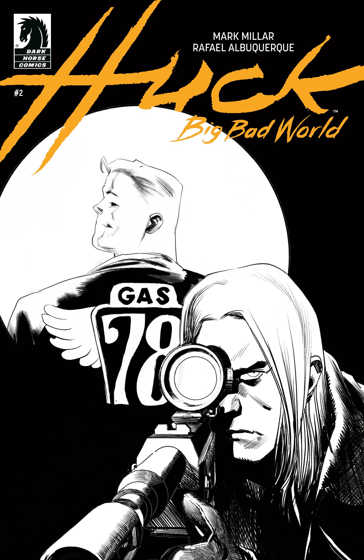 Huck II #2 Cover B Albuquerque Black & White (Mature)