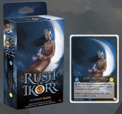 Rush of Ikorr: Act 1 Shattered Chaos Starter Deck Moonlit Magic TCG By Upper Deck