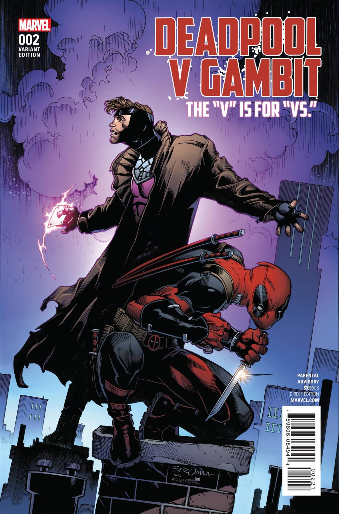 Deadpool Vs Gambit #2 (Var) Marvel Comics Comic Book