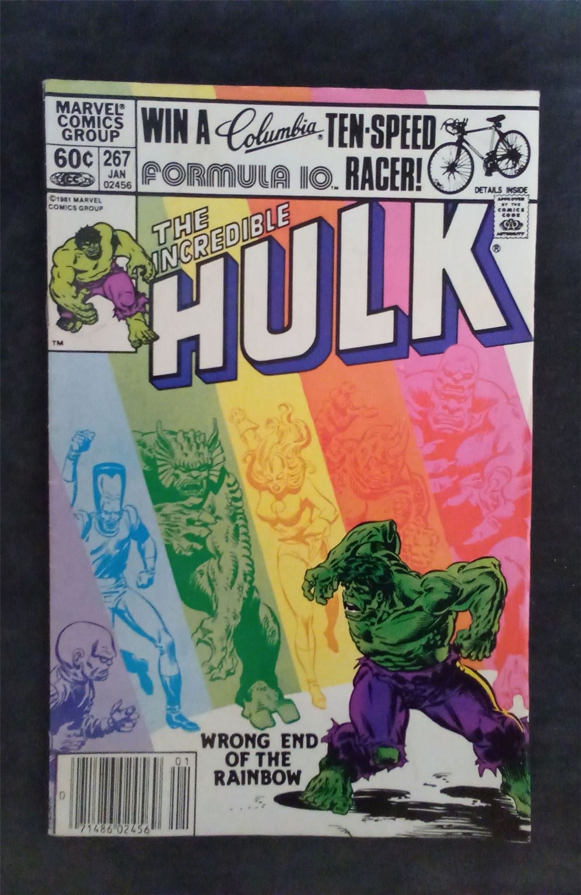 The Incredible Hulk #267 1982 marvel Comic Book