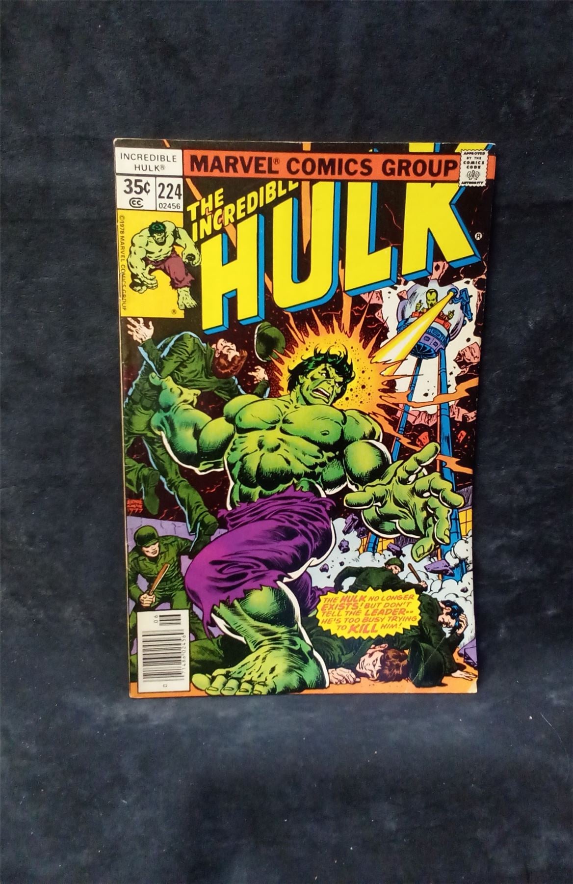 The Incredible Hulk #224 1978 marvel Comic Book