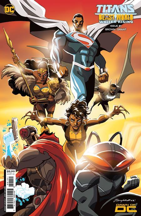 Titans Beast World Waller Rising #1 (one Shot) Cvr C Jerry Gaylord Card Stock Var DC Comics Comic Book