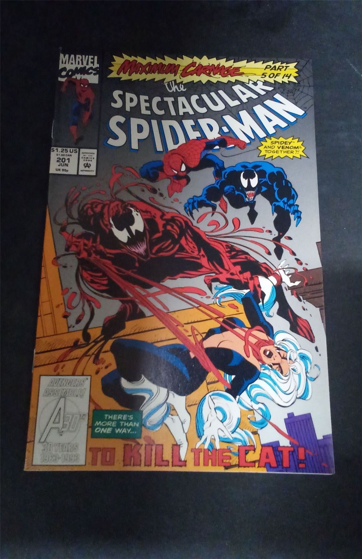 The Spectacular Spider-Man #201 1993 marvel Comic Book