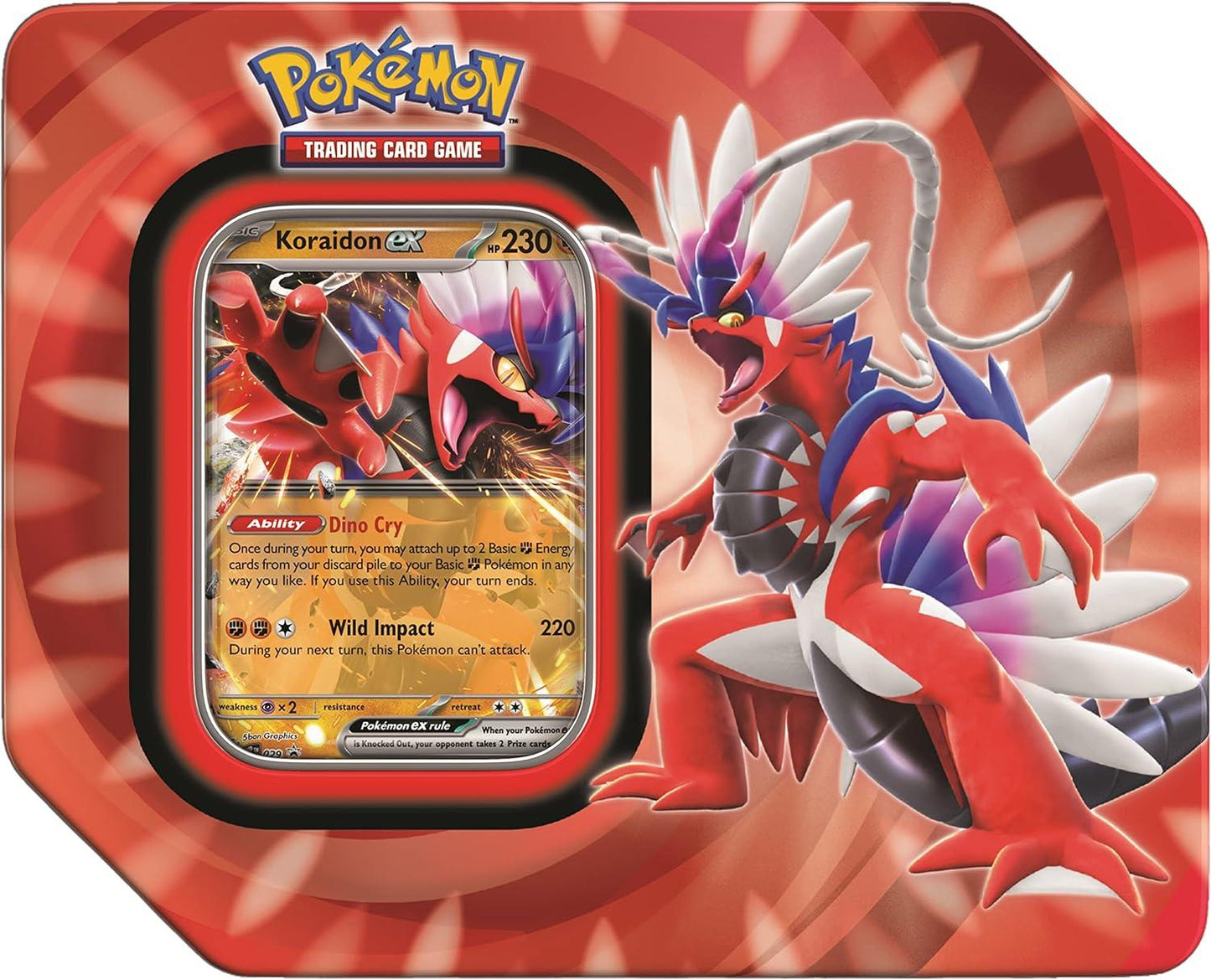 Pokemon Paldea Legends Tins Koraidon