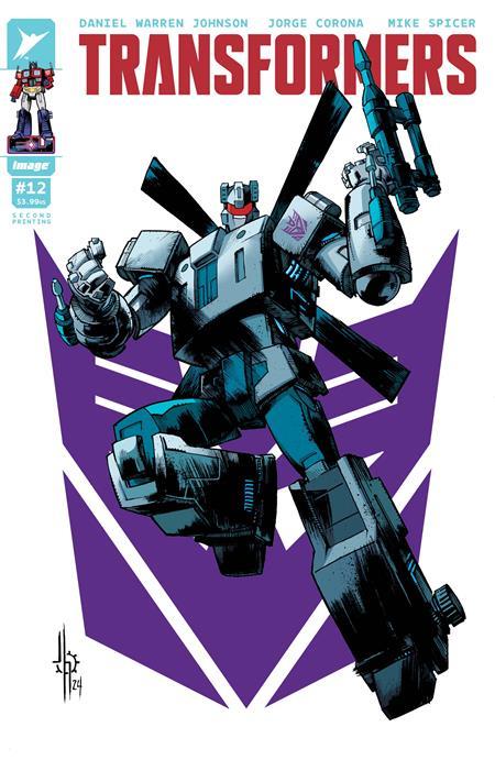 Transformers #12 2nd Ptg Cvr A Jason Howard Decepticon Image Comics Comic Book