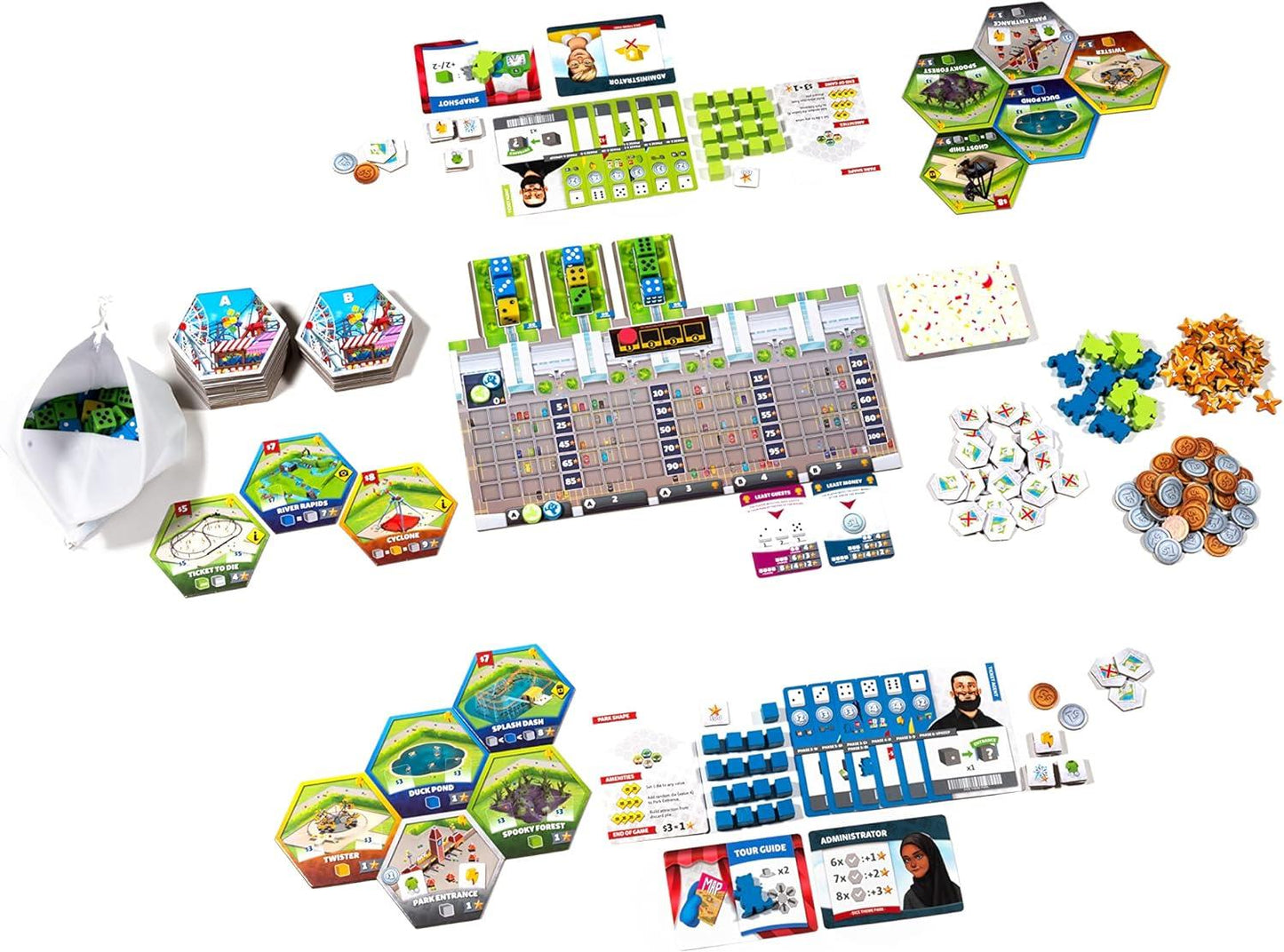 Dice Theme Park Board Game by Alley Cat Games