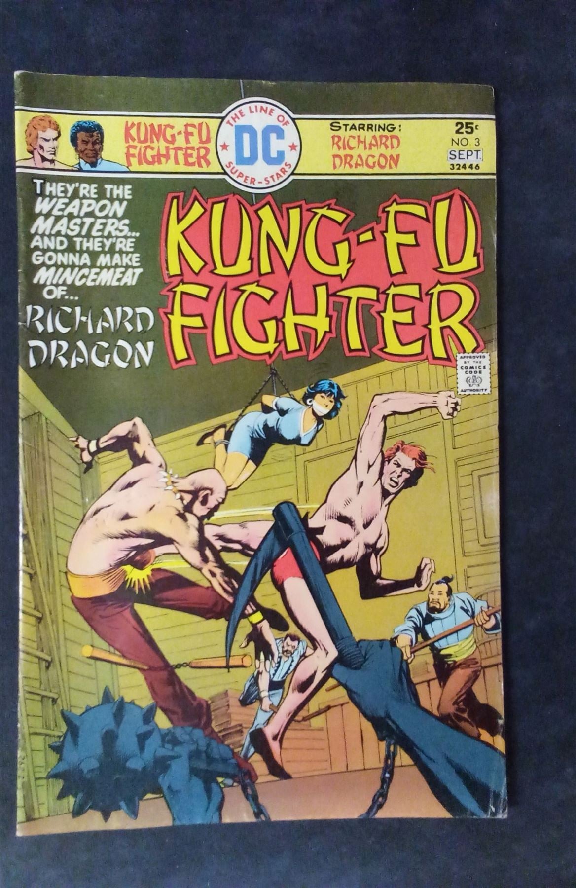 Richard Dragon, Kung Fu Fighter #3 1975 dc-comics Comic Book dc-comics Comic Book