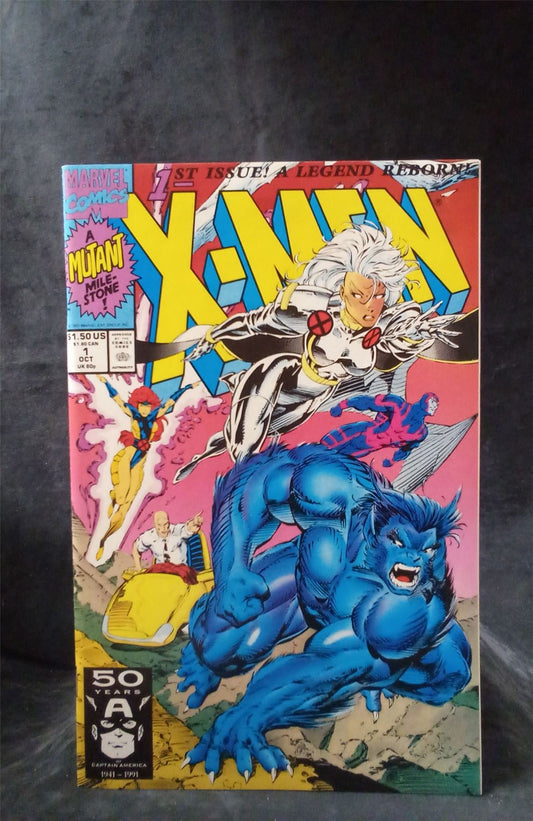 X-Men #1 Storm and Beast Cover 1991 Marvel Comics Comic Book